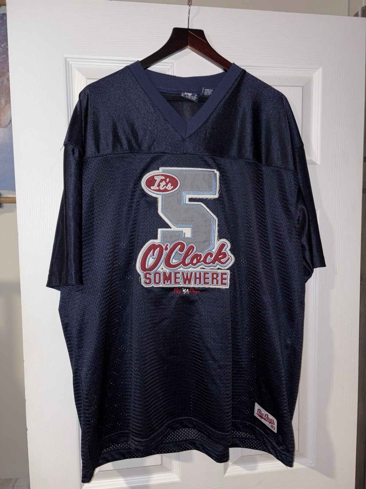 Y2K It’s 5 O’clock Somewhere Bud Dogs Jersey Size XL gallery