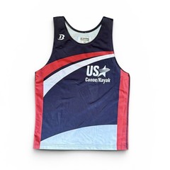 Vintage Boathouse USA Canoe Kayak Team Tank Size Medium
