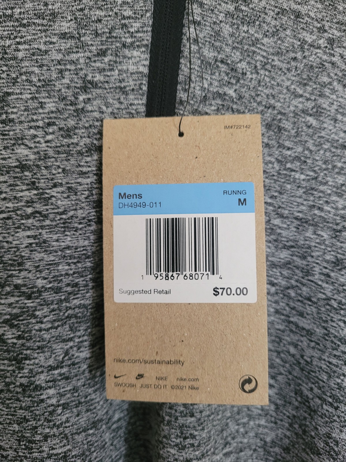 Nike Men's Dri-FIT Element 1/2-Zip Pullover Gray Medium MSRP $70 gallery