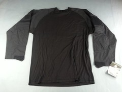 NEW Rothco Army Combat Shirt XL Black Long Sleeve Padded Elbow Moisture Wicking