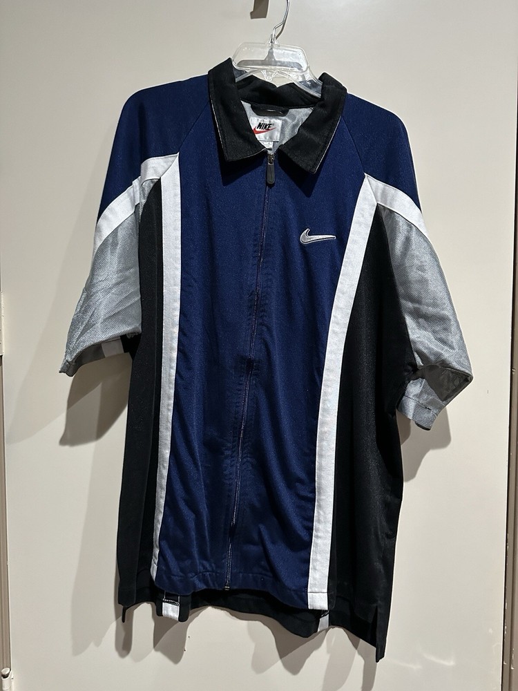 Nike Men’s Full Zip Basketball Shooting Shirt Warm Up Multicolor Size XL