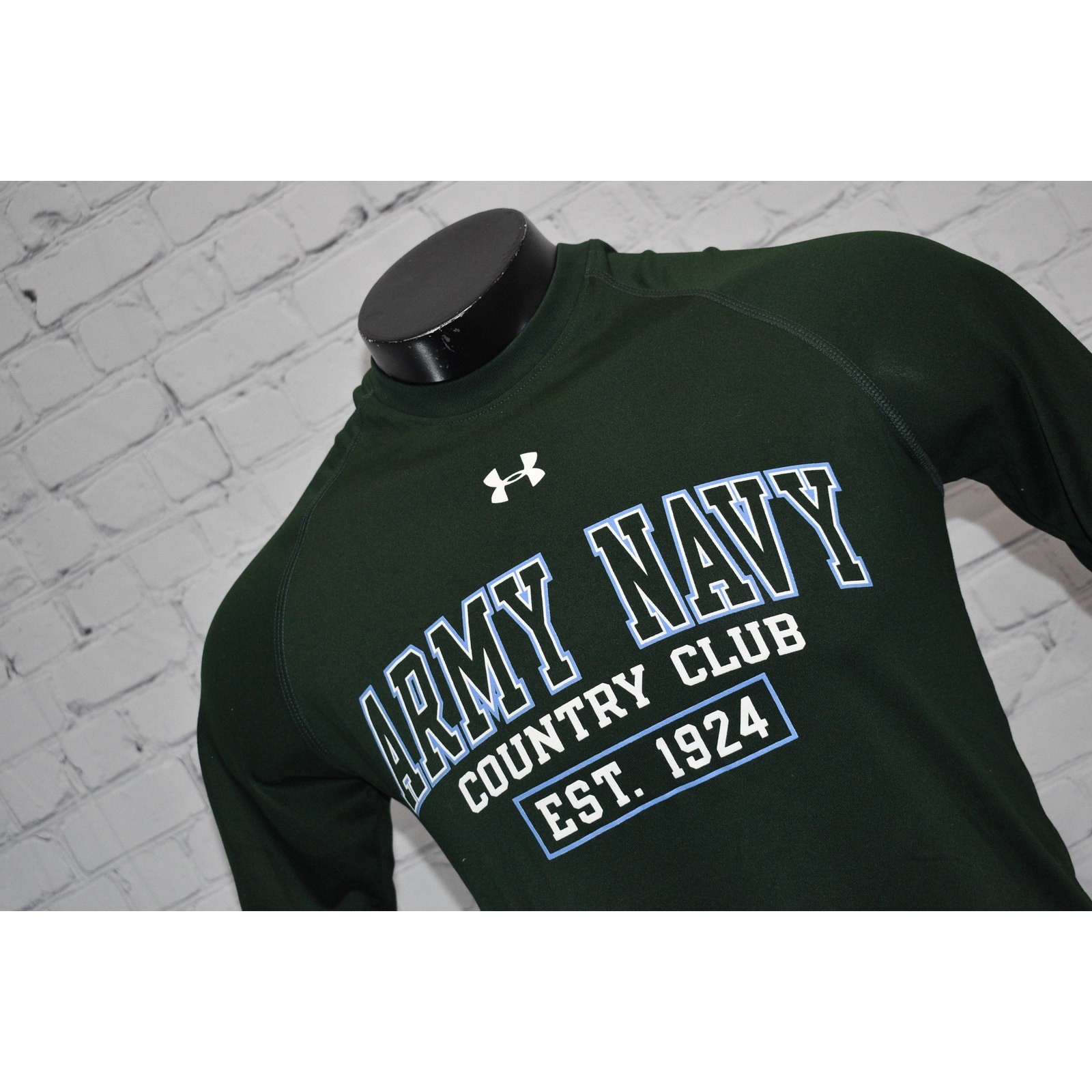 Under Armour Tee Shirt Mens Size Small Performance Army Navy Country Club gallery