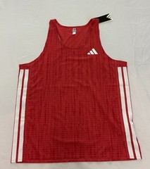 adidas Adizero Running Singlet Men’s Sports Training Tank Top Size Large