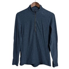 Lululemon surge warm 1/2 zip pullover mens small blue athletic athleisure M3CCKS