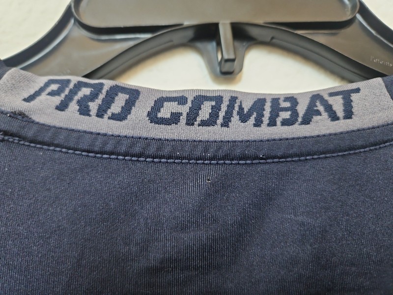Nike Pro Combat Dri-Fit Fitted Longsleeve Activewear Shirt Mens Size XL Navy Blu gallery