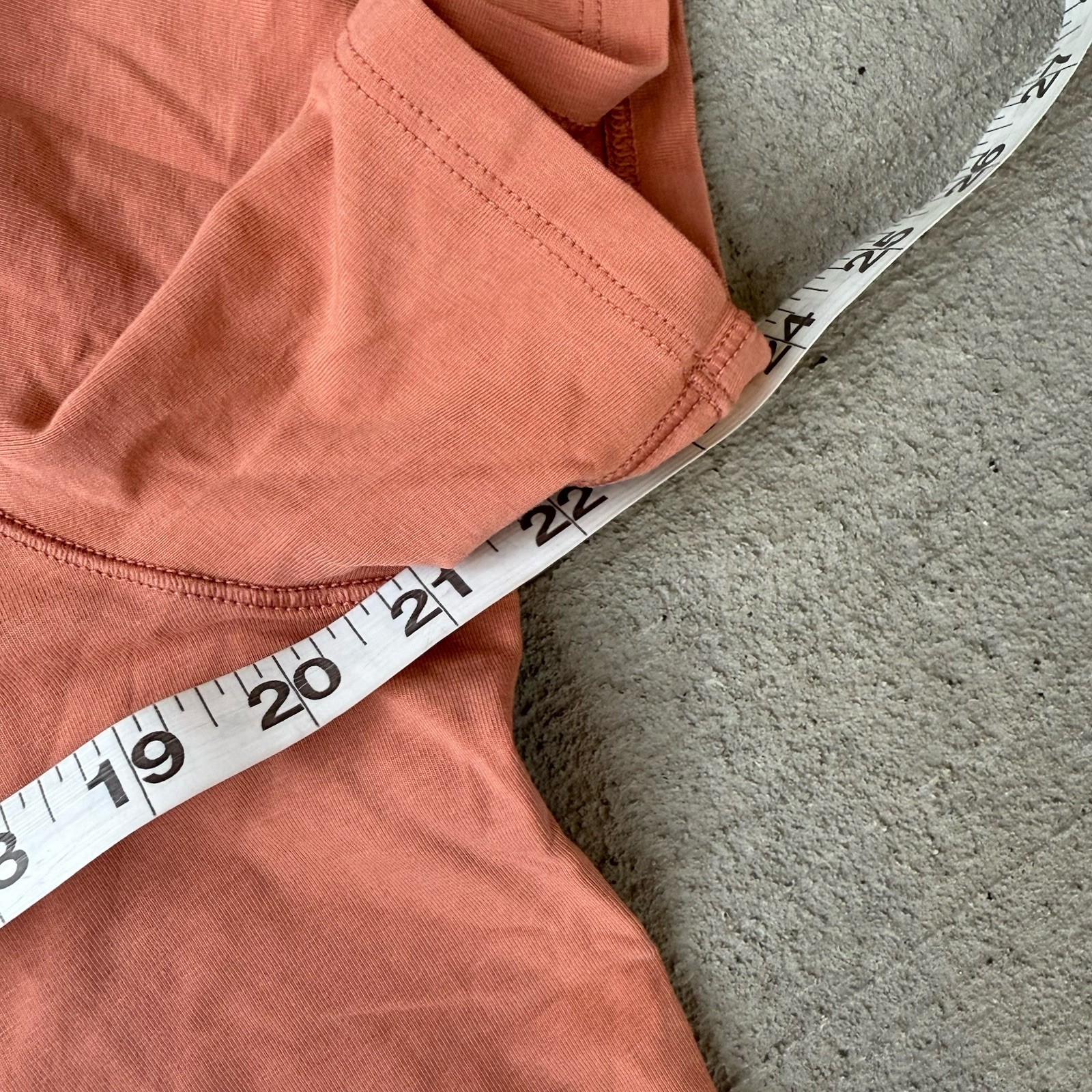 LULULEMON Men’s 5 Year Basic Short Sleeve Henley Size XL Sedona Sunset Peach gallery