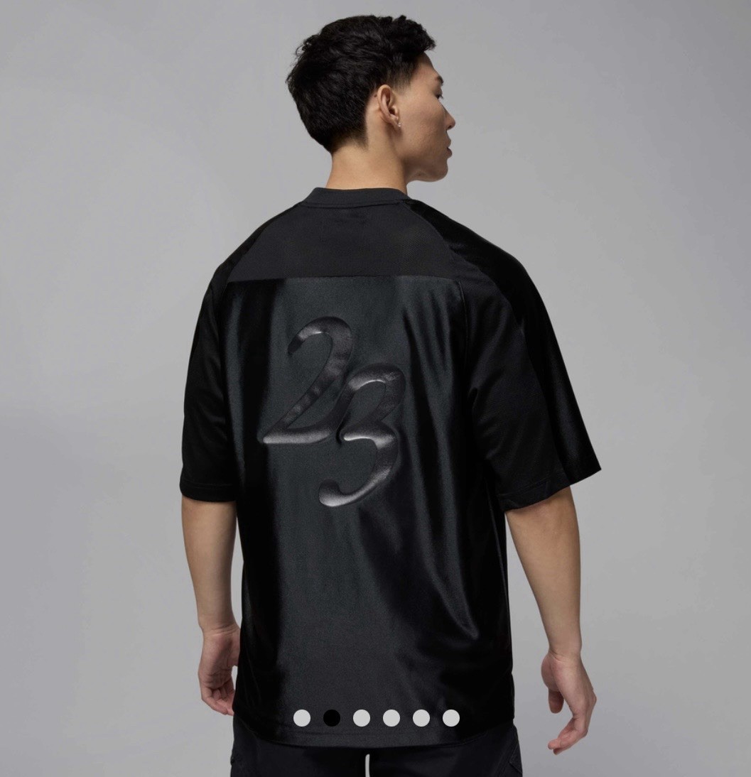 Nike Men’s Large Jordan MVP Lifestyle Jersey Black V-Neck Loose Fit HF9315-010 gallery
