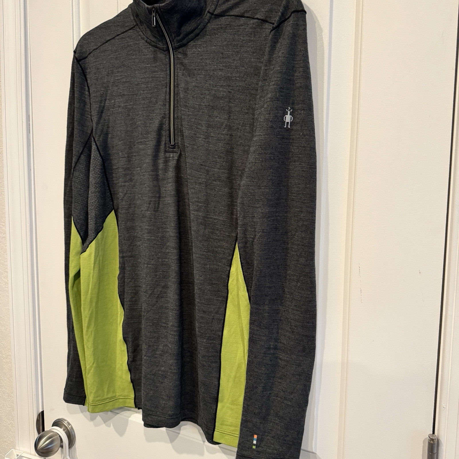 Smartwool Pullover Men’s Medium Merino Sport 150 Wool Hiking Shirt 1/4 Zip gallery