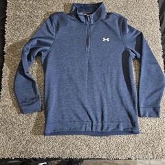 Under Armour Men’s Medium Golf UA Storm Sweater Fleece ¼Zip Pullover 1356661 402