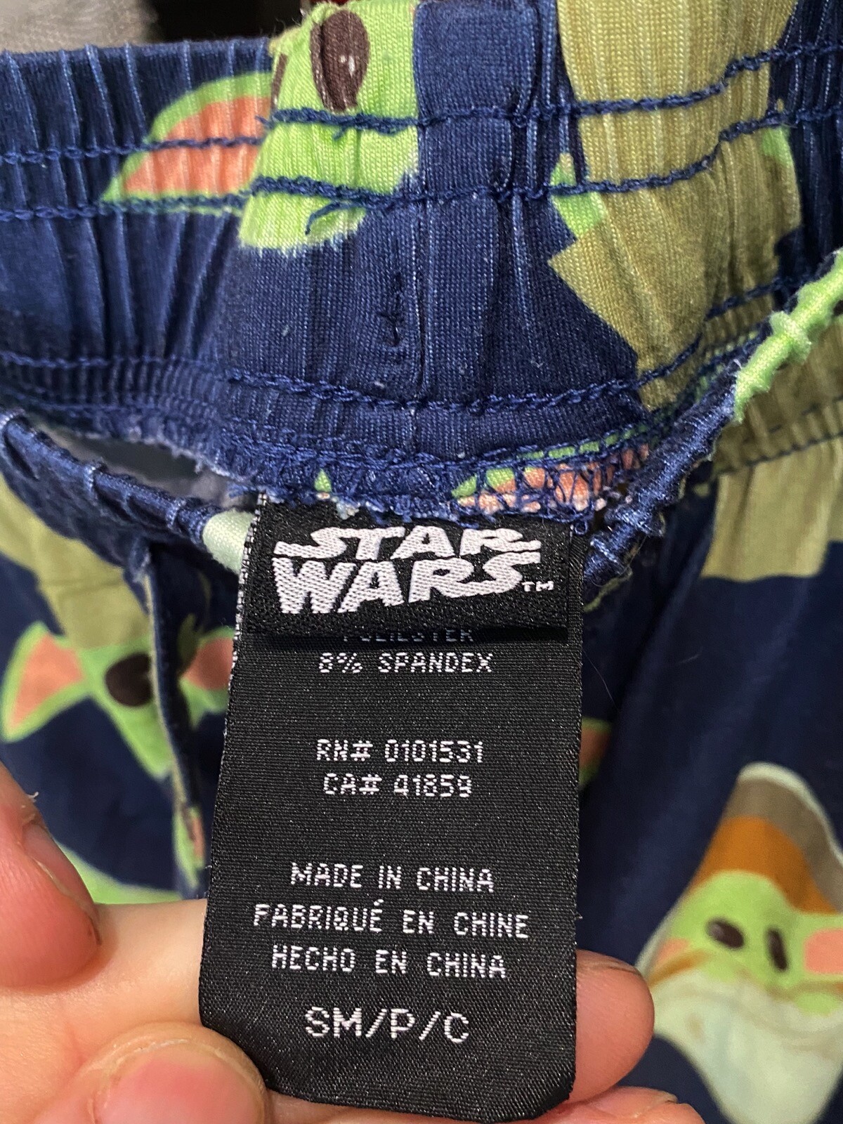Star Wars Yoda Poly Lounge Pants Small S 30 32 x 30 gallery