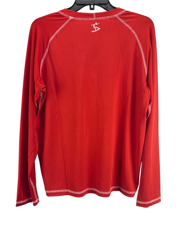 Uzzi Surf Red Long Sleeve Performance Shirt Men’s XL 18 Moisture Wicking Beach gallery