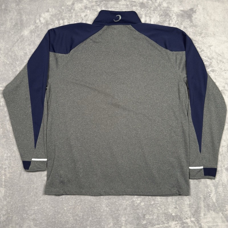 Zero Restriction 1/4 Zip Pullover Men 2XL XXL Z425 Performance Golf Gray L1016 gallery