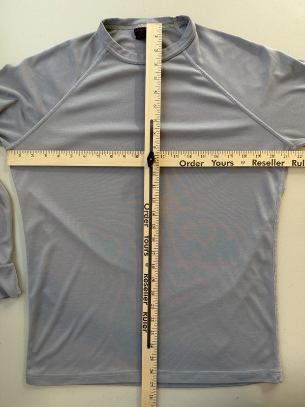Vtg Patagonia Shirt Mens XL Gray Capilene Thermal Base Layer Crew Made In USA gallery