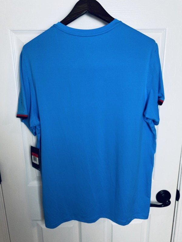 Nike Roger Federer RF 2012 US Open V-Neck Tennis Shirt Large Rafa Nadal - NWT gallery
