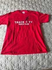 Track City Track Club Eugene Red Men’s T-Shirt Size Large