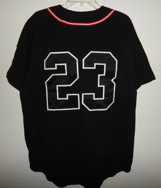 EUC MENS L LG RUSSELL TEAM ISSUED UNLV RUNNIN REBELS BASEBALL GAME JERSEY #23 gallery