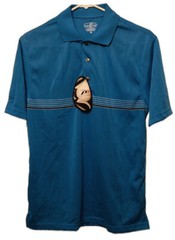 PRO PLAYER TOUR Small Men’s Light Blue Casual Golf Polo Shirt Retail $42 NWT NEW