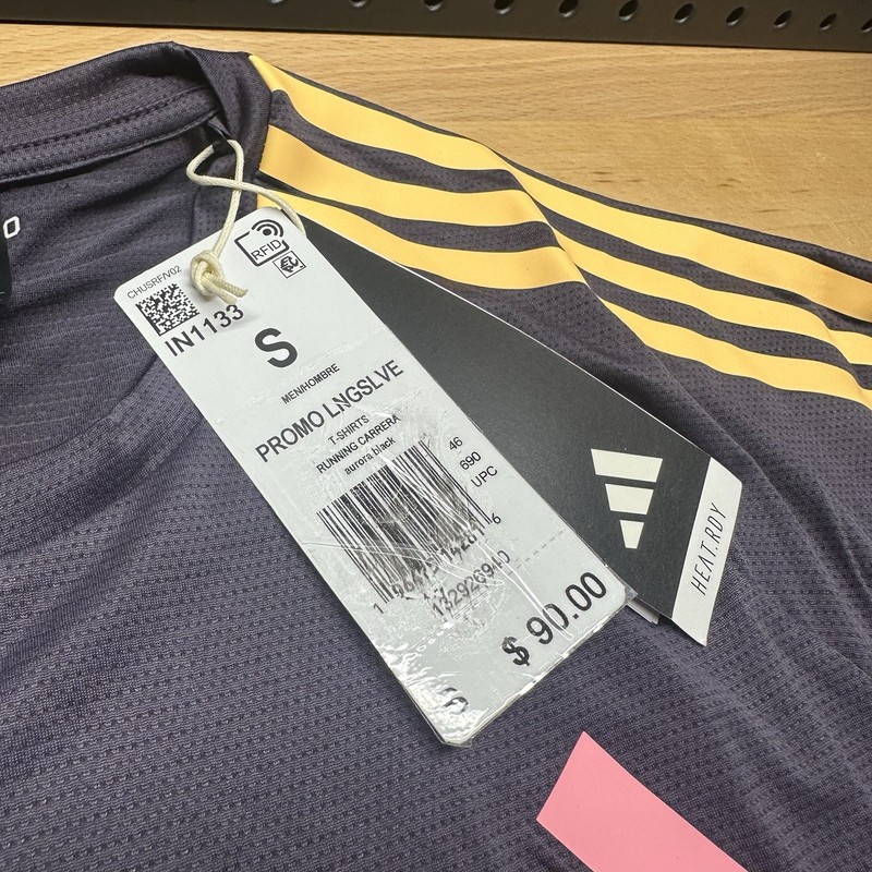 Adidas Adizero 2024 Pro Elite Long Sleeve Run Promo Shirt Aurora Size Small gallery