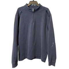 Nike Golf Dri Fit Gray Golf Quarter Zip Crew Neck Knit Men’s Sweater Size L