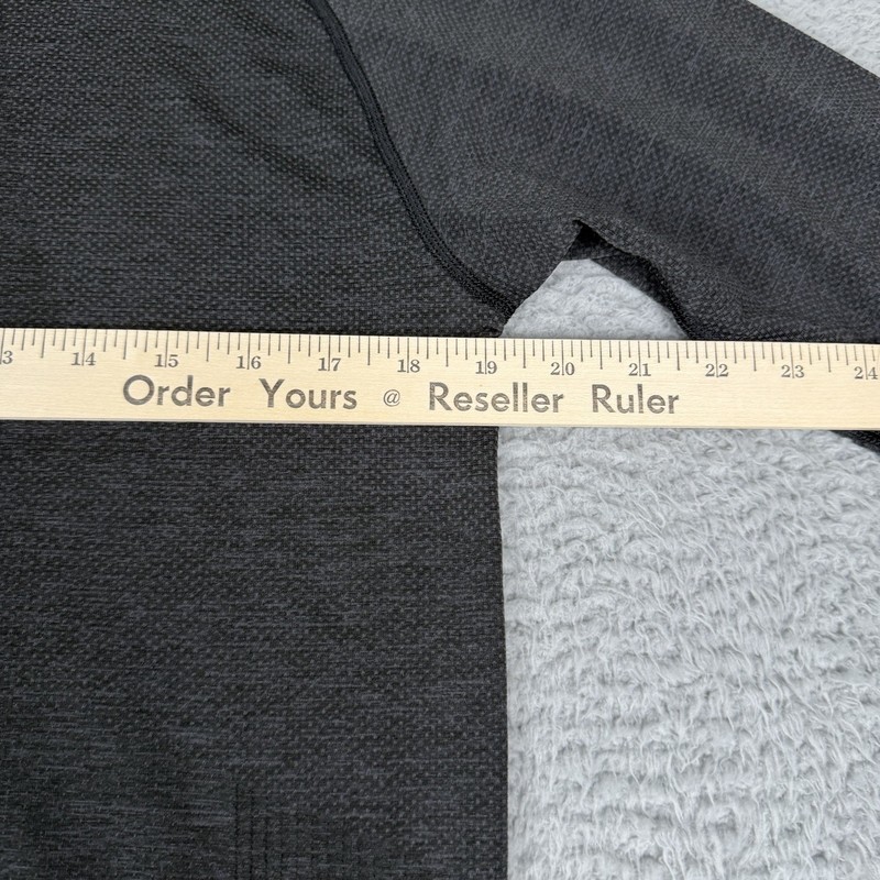 Lululemon Metal Vent Tech 1/2 Zip 2.0 Mens Medium Charcoal Black Athletic Preppy gallery