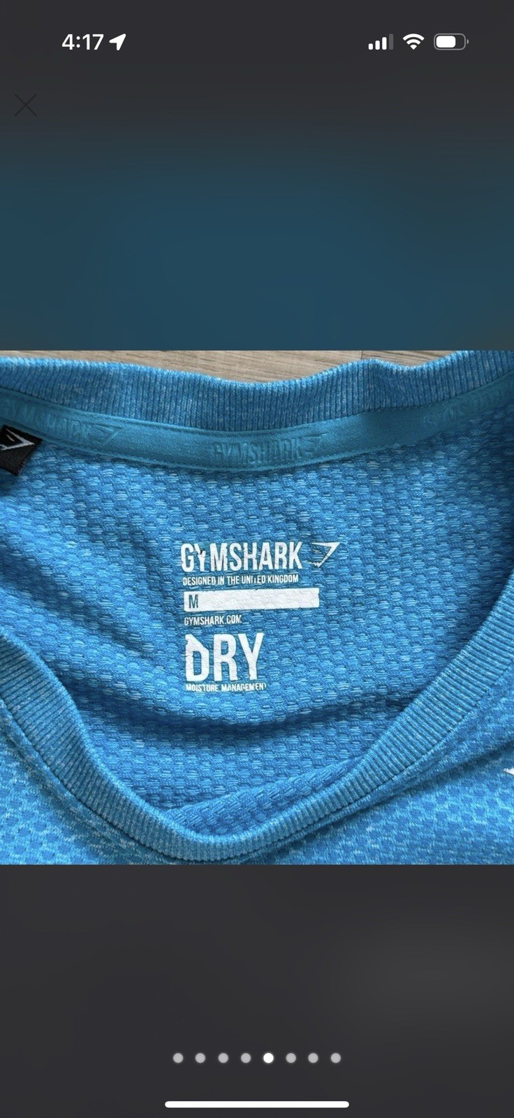 Gymshark David Laid Phantom Baby Blue Longsleeve gallery