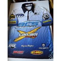 Y2K i2i Custom Can-Am Team Racing Jersey BCS Performance Blue Large Fox FMF ITP