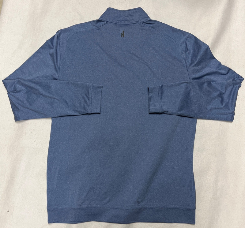 Johnnie-O 1/4 Zip Pullover Mens L Laguna Blue Performance Style #JMK01420 gallery