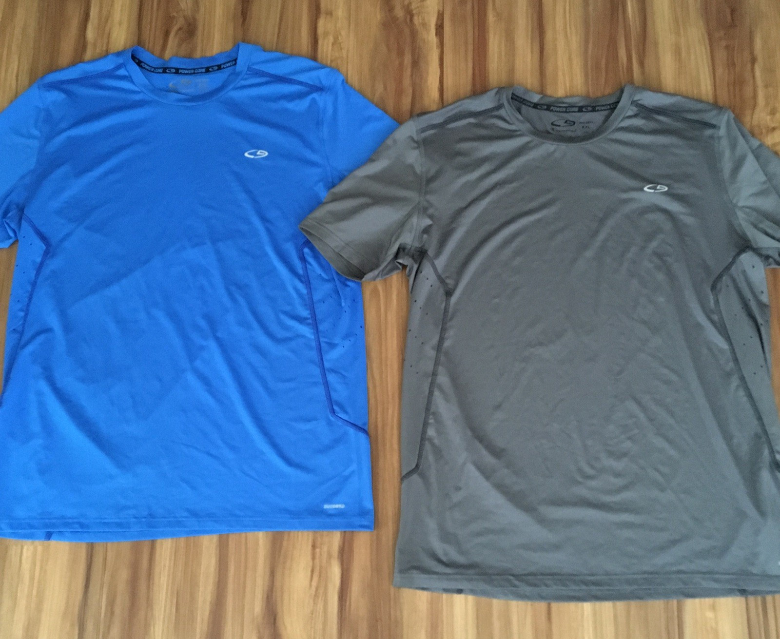 Champion C9 Duo Dry Active Workout Shirts Blue And Gray Size XXL Lot Of 2 gallery
