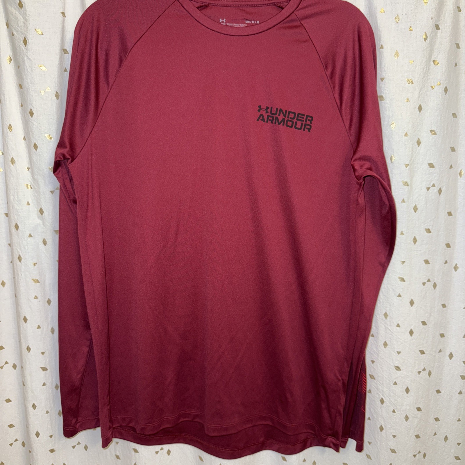 Under Armour Long Sleeve Moisture-Wicking Performance Shirt 20in P2P 29in T2B gallery