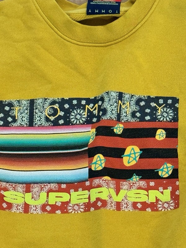 Tommy x Supervsn COLLAB YELLOW ORANGE Brilliant Size M Tommy Hilfiger gallery