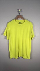 Gildan DryBlend Men’s T-Shirt Short Sleeve Neon Yellow Crew Neck Tee 8000 L