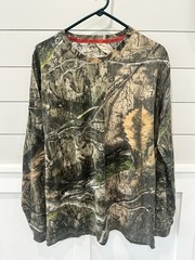 Mossy Oak Scent Control Camo base layer hunting shirt M Lightweight