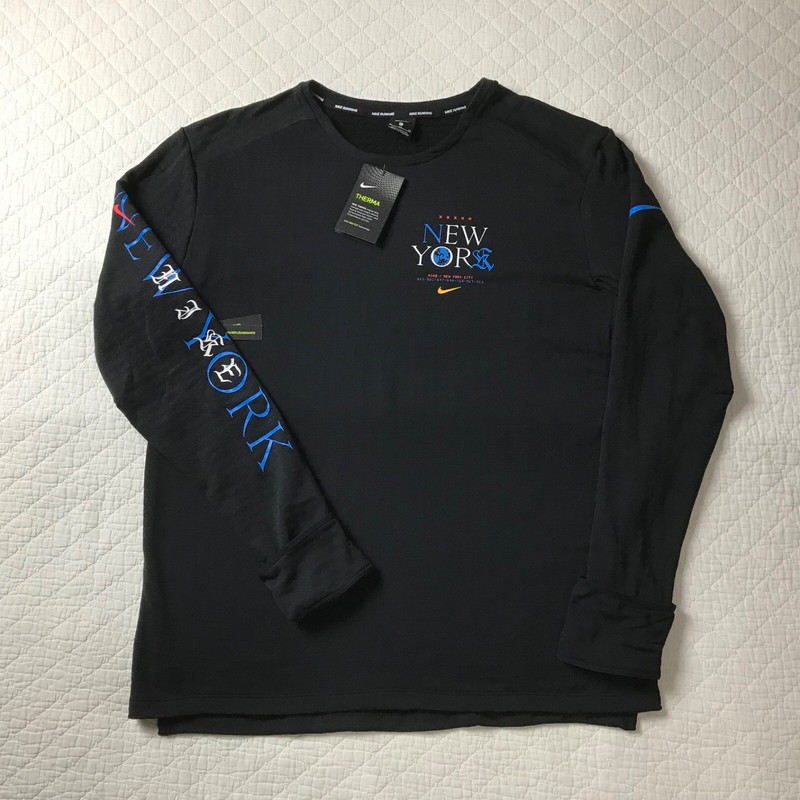 Nike Therma Sphere Running Shirt Men’s Element 3.0 NYC Top SZ XL CQ7820-010 NWT gallery
