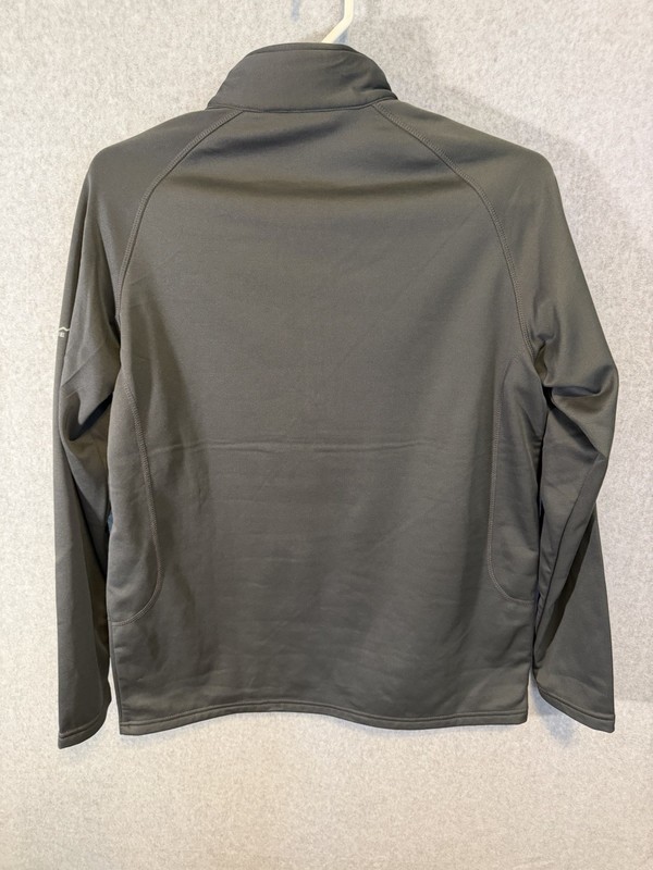 Eddie Bauer Smooth Fleece Base Layer 1/2 Zip Top Men's XL Gray NWT gallery