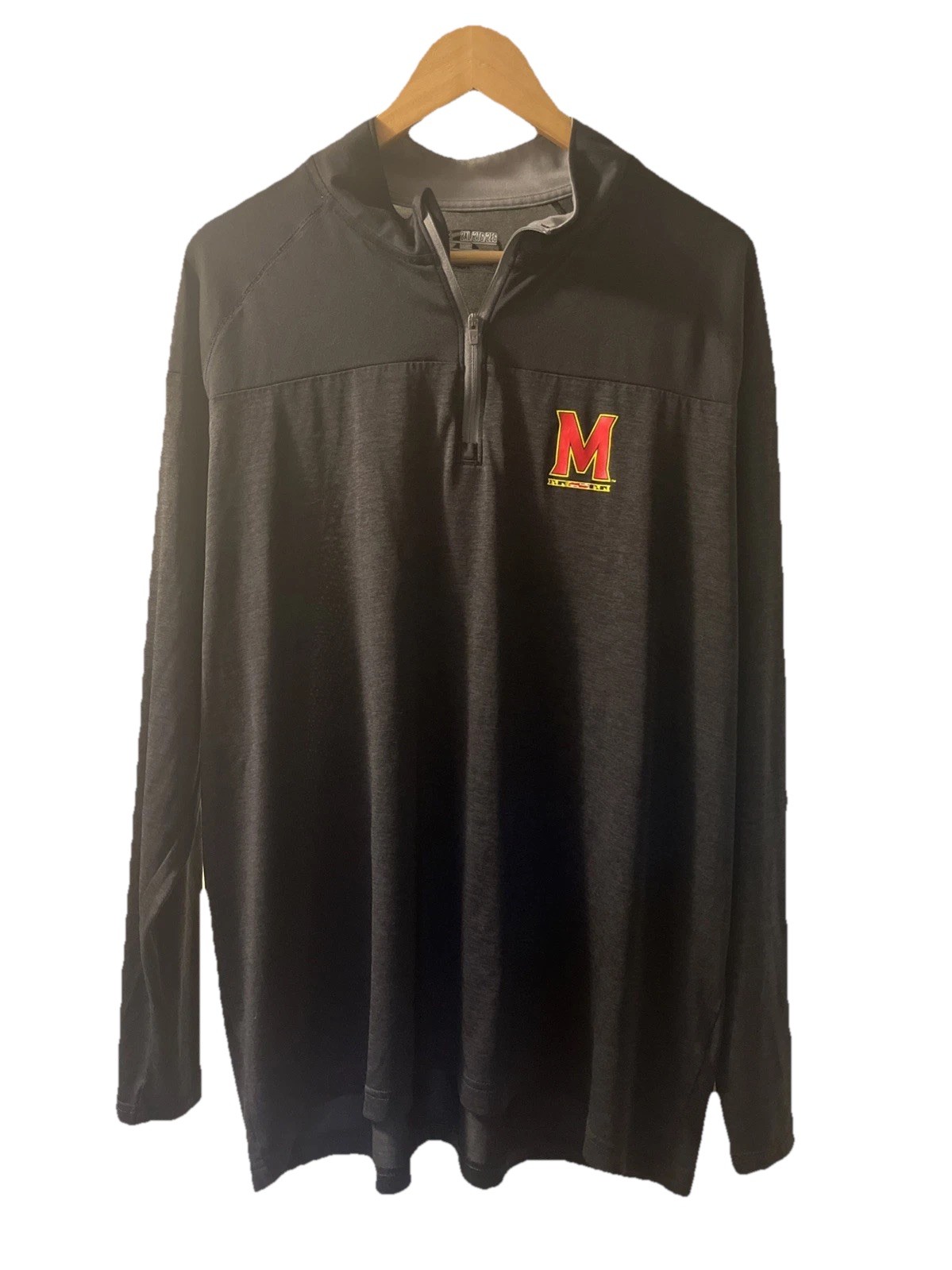 2XL Maryland Under Armour Men’s Athletic Fit Quarter Zip Long Sleeve gallery
