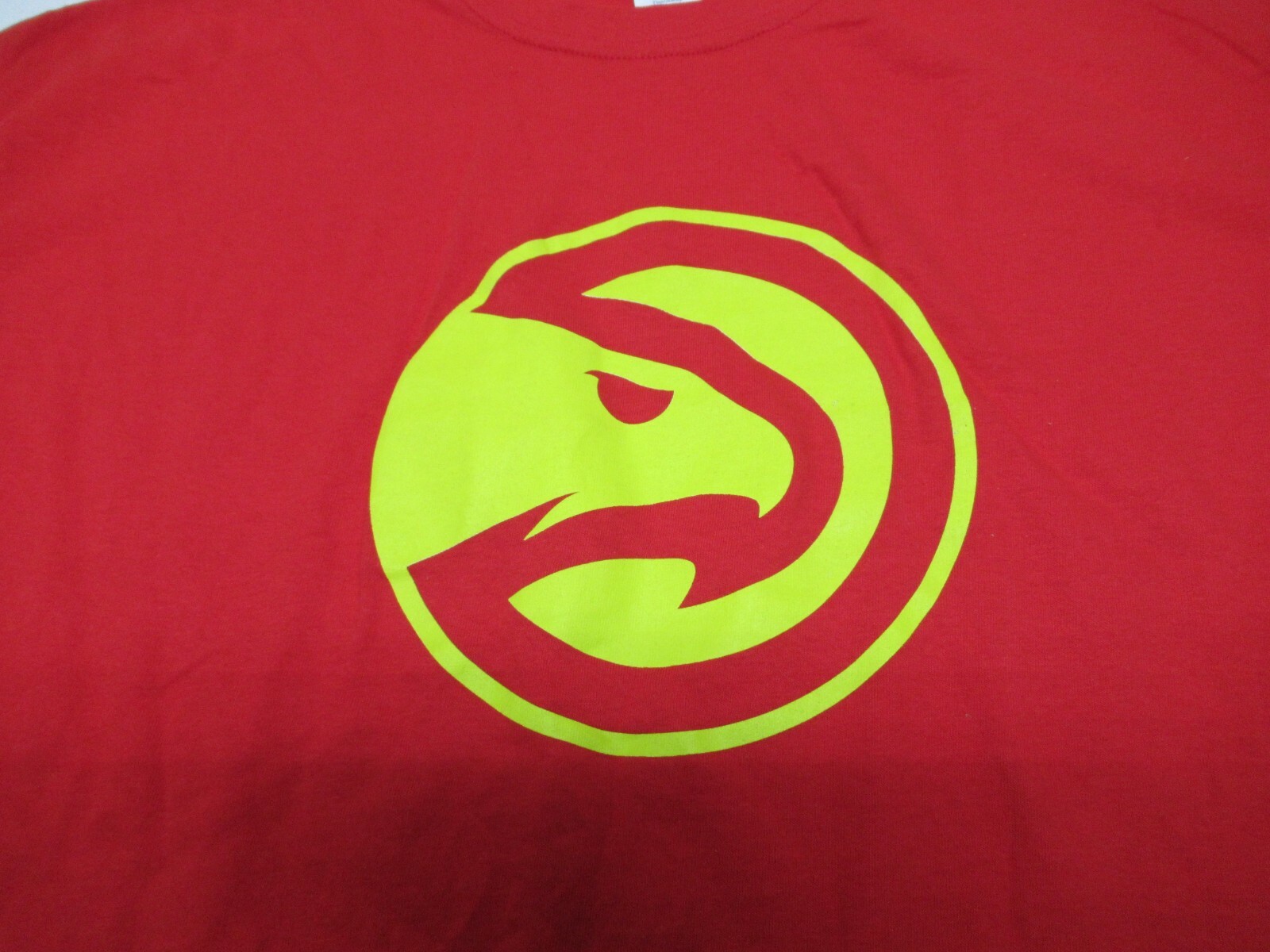 ATLANTA HAWKS NBA BASKETBALL PROMO T-SHIRT 100% COTTON (RED) XLARGE gallery