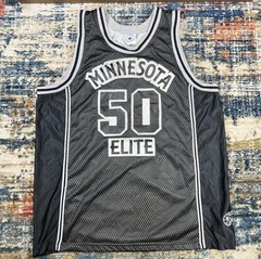 Vtg 90s Converse Basketball Mesh Minnesota Elite Jersey Mens XL Black USA Made