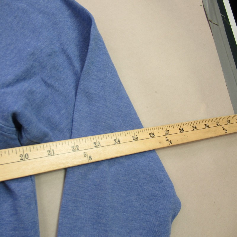 MIZZEN+MAIN Men's Large Blue Performance Long Sleeve Crew Neck Top Activewear gallery