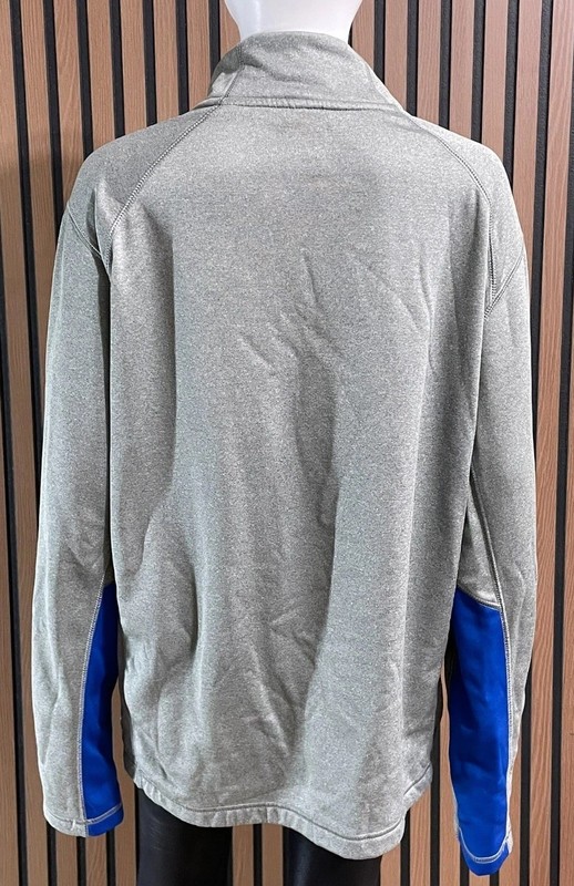 Nike Therma-Fit Men's L Gray Activewear Top Polyester Quarter Zip Outdoor Sports gallery