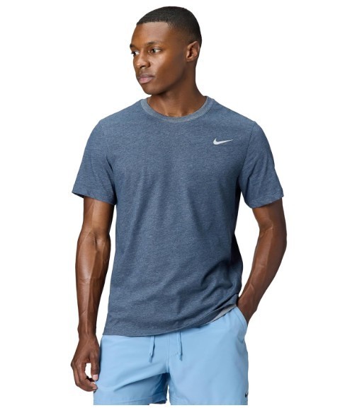 NEW Nike Men's Dri-Fit Fitness T-Shirt,Obsidian/Matte Silver Large AR6029-473 gallery