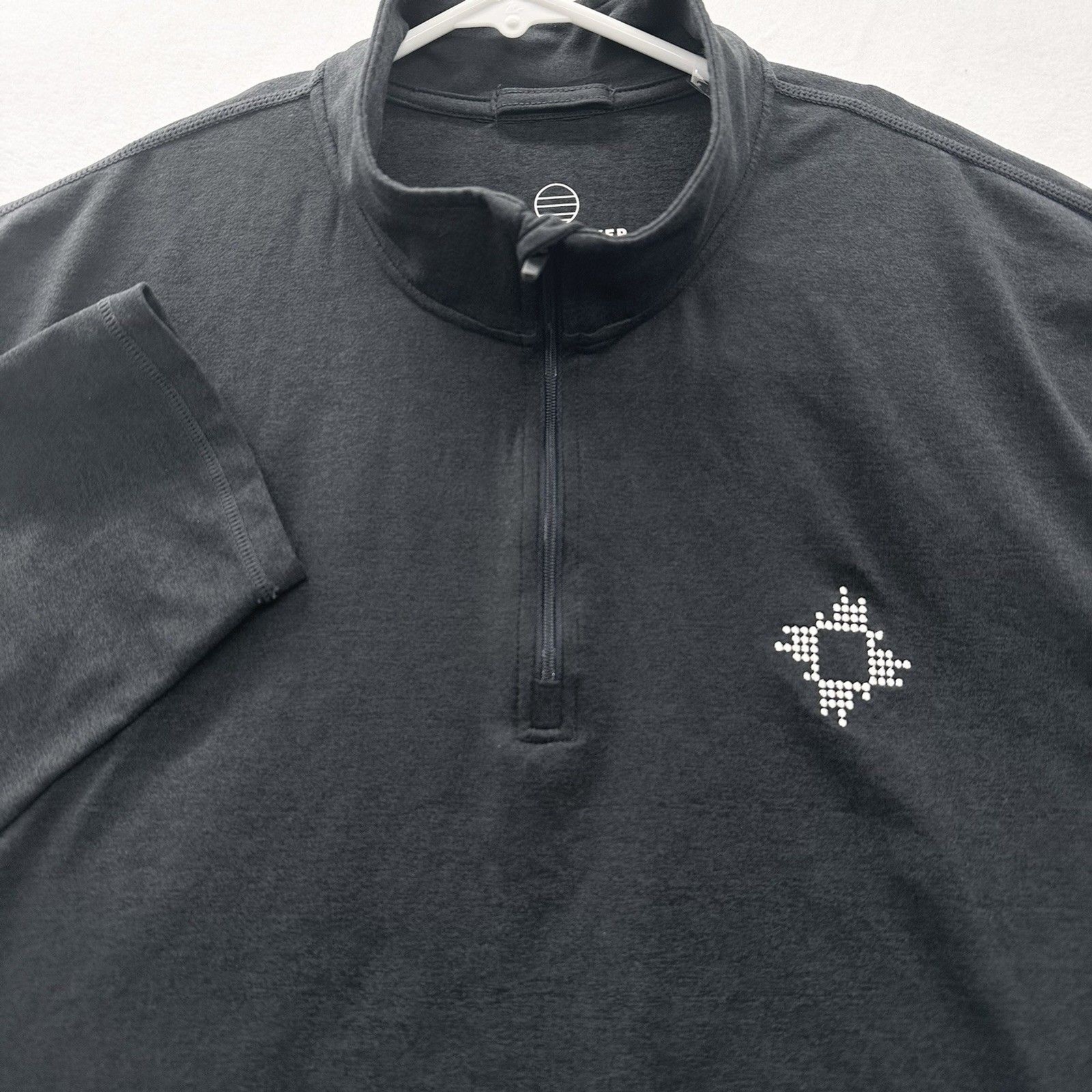 Marine Layer Weekend Sport 1/4 Zip Pullover Mens XL Charcoal Gray Golf Stretch gallery