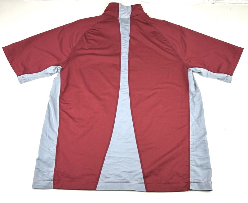 Nike Golf Sphere React Mens 1/4 Zip Pullover Shirt Sz Large Clover USA Flag gallery