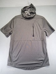 Russell Training Fit Dri-Power 360 Short-Sleeve Hoodie Men’s M Gray Activewear