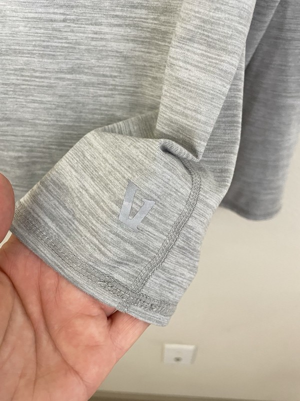 VUORI Men's Ease Performance Half-Zip Pullover Light Gray Size S/M gallery