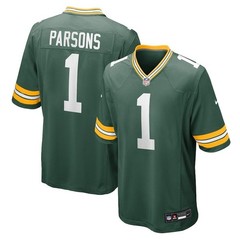 Men’s #1 Micah Parsons Green Player SportShirt Adult – All Stitched