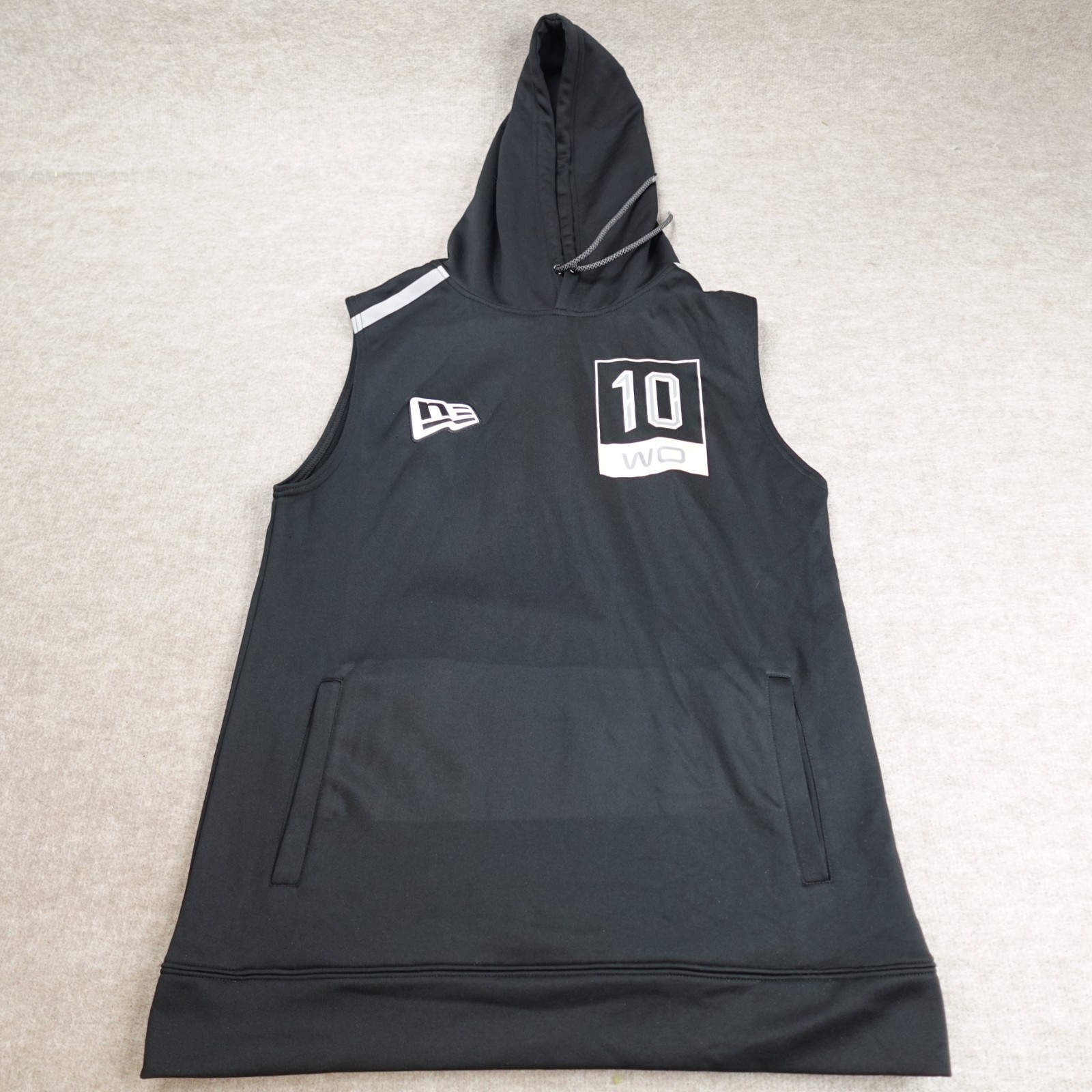 New Era Mens Sweater Large Black Combine Active Hooded Tank gallery