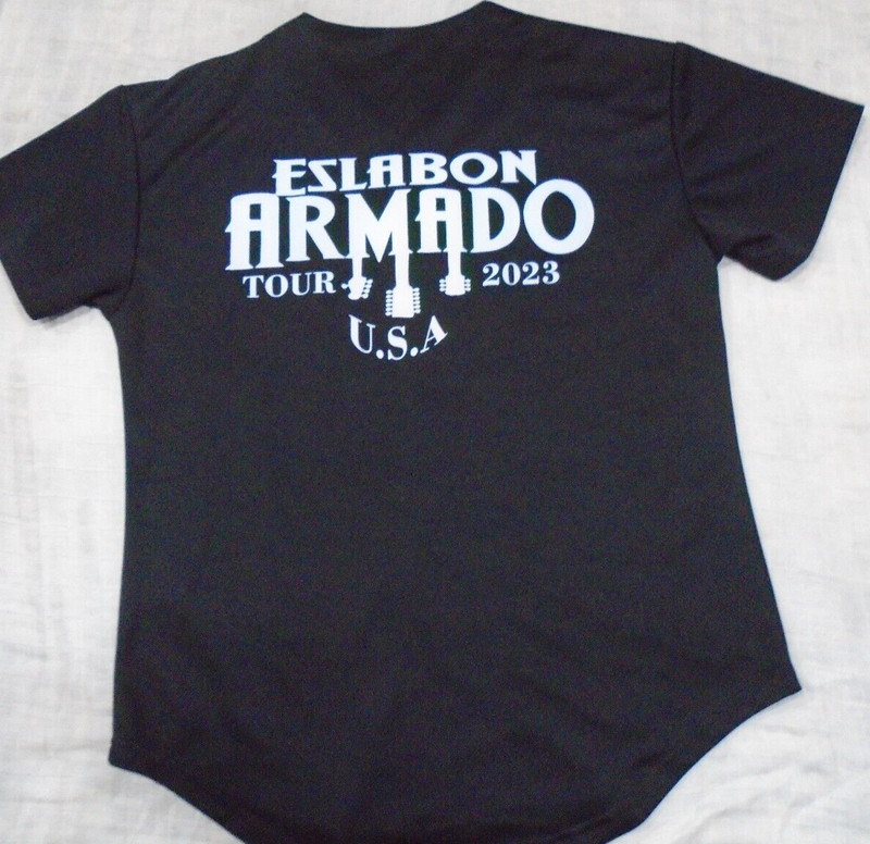 Eslabon Armado Baseball Style Tour 2023 U.S.A Jersey Size Small Adult gallery