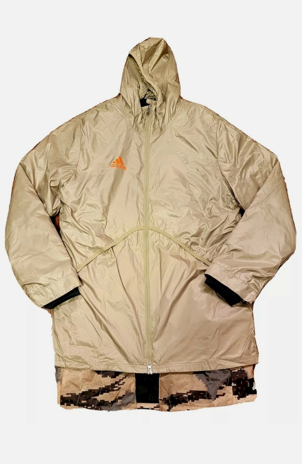 Men's adidas Tan Adv Laycoat Reversible Khaki Camouflage Size Medium [EI7398] gallery