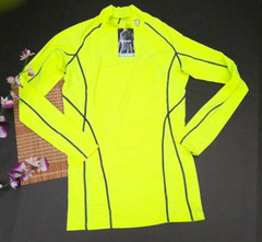 MEN’S TESLA PERFORMANCE LONG SLEEVE BASE LAYER T HYPER DRI T SHIRT Small Neon