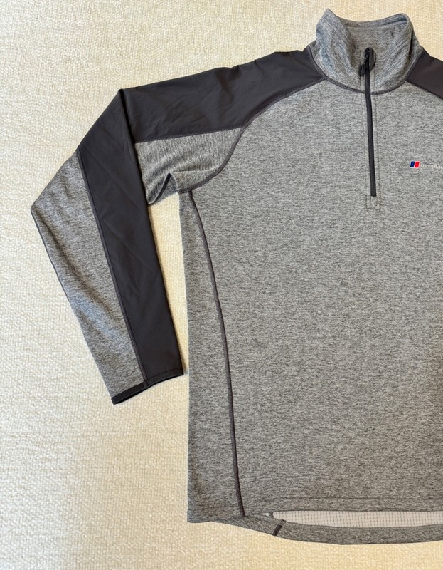 MINT Berghaus 1/4 Half Zip Top Long Sleeve Thermal Pullover Jumper Men's Sz XXL gallery